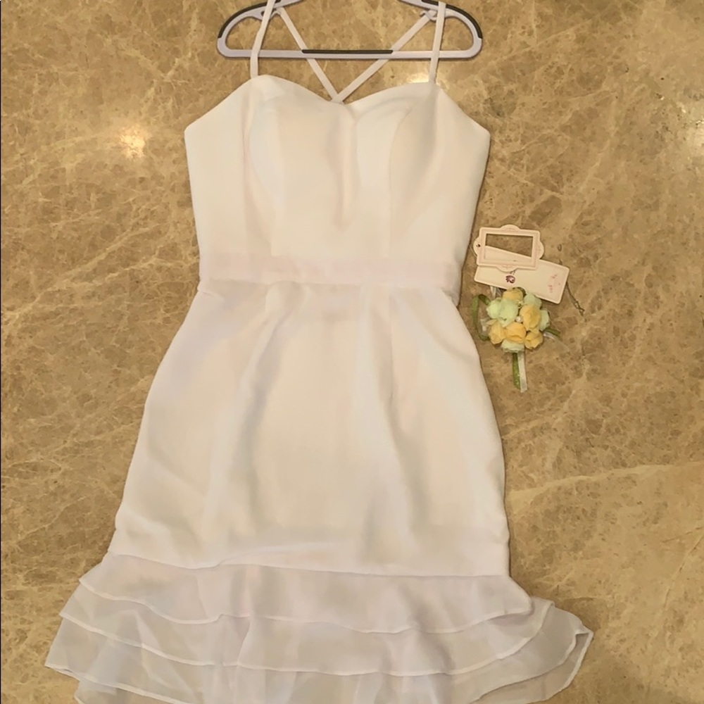 White Mini Dress- Size 2
